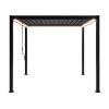 Pergola ogrodowa tarasowa aluminiowa NORDVIC Skyline LED Light 3 x 3 m Antracyt